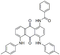 CAS#: 43095-70-1， N-[4,5-Bis[(4-Methylphenyl)Amino]-9,10-Dioxo-Anthracen-1-Yl]Benzamide