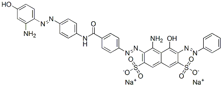 CAS#: 43151-71-9， Disodium 4-Amino-3-[[4-[[[4-[(2-Amino-4-Hydroxyphenyl)Azo]Phenyl]Amino]Carbonyl]Phenyl]Azo]-5-Hydroxy-6-(Phenylazo)Naphthalene-2,7-Disulphonate