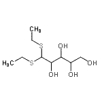 CAS#: 43179-48-2， 5,5-Bis(Ethylsulfanyl)-1,2,3,4-Pentanetetrol