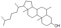 CAS#: 43217-65-8， 6beta-Methyl-5alpha-Cholestan-3beta-Ol