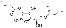 structure of CAS# 4337-04-6, L-Ascorbyl 2,6-Dibutyrate;2,6-DI-O-BUTYRYL-L-ASCORBIC ACID;L-Ascorbic Acid 2,6-Dibutyrate;L-Ascorbyl-2,6-Bibutyrate