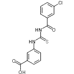 CAS#: 433942-71-3， 3-{[(3-Chlorobenzoyl)Carbamothioyl]Amino}Benzoic Acid