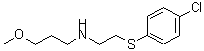 CAS#: 433950-30-2， N-{2-[(4-Chlorophenyl)Sulfanyl]Ethyl}-3-Methoxy-1-Propanamine