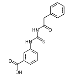 CAS#: 433967-43-2， 3-{[(Phenylacetyl)Carbamothioyl]Amino}Benzoic Acid