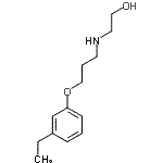 CAS#: 434305-23-4， 2-{[3-(3-Ethylphenoxy)Propyl]Amino}Ethanol