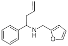 结构式 CAS# 435342-10-2, 呋喃-2-基甲基-(1-苯基-丁-3-烯基)-胺