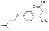 structure of CAS# 435345-30-5, 3-Amino-3-[4-(3-Methyl-Butoxy)-Phenyl]-Propionic Acid;(3R)-3-Azaniumyl-3-(4-Isopentyloxyphenyl)Propanoate;(3R)-3-Ammonio-3-(4-Isopentyloxyphenyl)Propanoate;(3R)-3-Ammonio-3-(4-Isoamoxyphenyl)Propionate