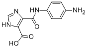 structure of CAS# 436088-52-7, 5-(4-Amino-Phenylcarbamoyl)-3H-Imidazole-4-Carboxylic Acid;5-[[(4-Aminophenyl)Amino]-Oxomethyl]-3H-Imidazole-4-Carboxylate;Zinc02505907