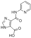 structure of CAS# 436088-75-4, 5-(Pyridin-2-Ylcarbamoyl)-3 H-Imidazole-4-Carboxylic Acid;5-(2-Pyridylcarbamoyl)-3H-Imidazole-4-Carboxylate;5-[Oxo-(2-Pyridylamino)Methyl]-3H-Imidazole-4-Carboxylate;Zinc01471178