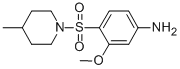 structure of CAS# 436091-53-1, 3-Methoxy-4-(4-Methyl-Piperidine-1-Sulfonyl)-Phenylamine;3-Methoxy-4-[(4-Methyl-1-Piperidyl)Sulfonyl]Aniline;3-Methoxy-4-[(4-Methyl-1-Piperidinyl)Sulfonyl]Aniline;[3-Methoxy-4-[(4-Methyl-1-Piperidyl)Sulfonyl]Phenyl]Amine