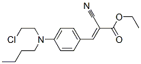 CAS#: 4361-84-6， Ethyl 3-[4-[Butyl(2-Chloroethyl)Amino]Phenyl]-2-Cyanoacrylate