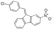 structure of CAS# 4364-38-9, 9-[(4-Chlorophenyl)Methylidene]-2-Nitro-Fluorene;(9E)-9-[(4-Chlorophenyl)Methylidene]-2-Nitrofluorene;9-[(4-Chlorophenyl)Methylene]-2-Nitro-Fluorene;(9E)-9-[(4-Chlorophenyl)Methylene]-2-Nitro-Fluorene