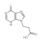CAS#: 4367-64-0， 3-(6-Sulfanylidene-3H-Purin-9-Yl)Propanoic Acid