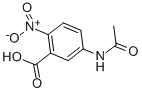 结构式 CAS# 4368-83-6, 5-乙酰氨基-2-硝基苯甲酸
