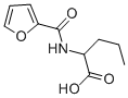 结构式 CAS# 436855-71-9, 2-[(呋喃-2-羰基)-氨基]-戊酸