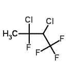 结构式 CAS# 437712-31-7, 2,3-二氯-1,1,1,3-四氟-丁烷