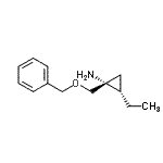 CAS#: 437985-55-2， (1R,2S)-1-[(Benzyloxy)Methyl]-2-Ethylcyclopropanamine