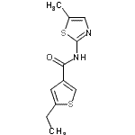 CAS#: 438215-39-5， 5-Ethyl-N-(5-Methyl-1,3-Thiazol-2-Yl)-3-Thiophenecarboxamide