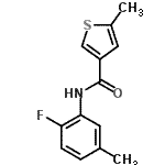 CAS#: 438217-56-2， N-(2-Fluoro-5-Methylphenyl)-5-Methyl-3-Thiophenecarboxamide