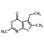 CAS#: 438227-94-2， 5-Ethyl-2,6-Dimethyl-4H-Thieno[2,3-d][1,3]Oxazin-4-One