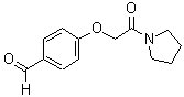 结构式 CAS# 438229-79-9, 4-[2-氧代-2-(1-吡咯烷基)乙氧基]苯甲醛