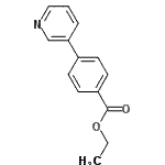 CAS#: 4385-71-1， Ethyl 4-(3-Pyridinyl)Benzoate