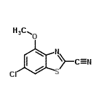 CAS#: 438548-11-9， 6-Chloro-4-Methoxy-1,3-Benzothiazole-2-Carbonitrile