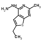 CAS#: 439692-95-2， (6-Ethyl-2-Methyl-Thieno[2,3-d]Pyrimidin-4-Yl)Hydrazine