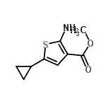 CAS#: 439692-97-4， Methyl 2-Amino-5-Cyclopropyl-3-Thiophenecarboxylate