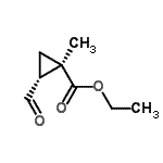 CAS#: 439913-11-8， Ethyl (1R,2R)-2-Formyl-1-Methylcyclopropanecarboxylate
