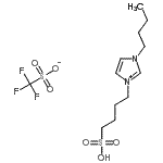 CAS#: 439937-63-0， 1-Butyl-3-(4-Sulfobutyl)-1H-Imidazol-3-Ium Trifluoromethanesulfonate
