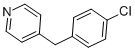 structure of CAS# 4409-11-4, 4-(4-Chlorobenzyl)Pyridine;4-(4-Chlorobenzyl)Pyridine;Pyridine, 4-((4-Chlorophenyl)Methyl)-;Sbb016908