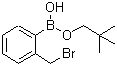 structure of CAS# 441011-76-3, [2-(Bromomethyl)Phenyl]-Boronic Acid Mono(2,2-Dimethylpropyl) Ester;2-(Bromomethyl)Benzeneboronic Acid, Mono(2,2-Dimethylpropyl) Ester;2-BROMOMETHYLPHENYLBORONIC ACID, MONO(2,2-DIMETHYLPROPYL) ESTER;2,2-DIMETHYLPROPANE-1,3-DIYL [O-(BROMOMETHYL)PHENYL]BORONATE