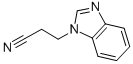 structure of CAS# 4414-84-0, 3-(1H-Benzimidazol-1-Yl)Propanenitrile;3-(1-Benzimidazolyl)Propanenitrile;3-(Benzimidazol-1-Yl)Propionitrile;3-Benzoimidazol-1-Yl-Propionitrile