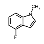 CAS#: 441715-34-0， 4-Fluoro-1-Methyl-1H-Indole