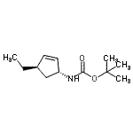 CAS#: 441799-00-4， 2-Methyl-2-Propanyl [(1R,4R)-4-Ethyl-2-Cyclopenten-1-Yl]Carbamate
