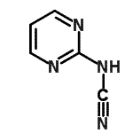 结构式 CAS# 4425-54-1, 2-嘧啶基氰胺
