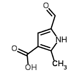 CAS#: 442563-59-9， 5-Formyl-2-Methyl-1H-Pyrrole-3-Carboxylic Acid