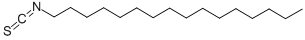 structure of CAS# 4426-87-3, Hexadecyl Isothiocyanate;1-Isothiocyanatohexadecane