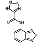 CAS#: 442650-53-5， N-(2,1,3-Benzothiadiazol-4-Yl)-1H-1,2,4-Triazole-5-Carboxamide