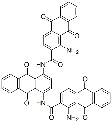 CAS#: 4430-70-0， N,N'-(9,10-Dihydro-9,10-Dioxoanthracene-1,4-Diyl)Bis[1-Amino-9,10-Dihydro-9,10-Dioxoanthracene-2-Carboxamide]