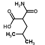 CAS#: 4431-58-7， 2-Carbamoyl-4-Methylpentanoic Acid