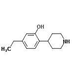 CAS#: 443143-59-7， 5-Ethyl-2-(4-Piperidinyl)Phenol