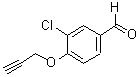 CAS#: 443291-07-4， 3-Chloro-4-(2-Propyn-1-Yloxy)Benzaldehyde