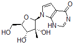 CAS#: 443642-45-3， 1,7-Dihydro-7-(2-C-Methyl-beta-D-Ribofuranosyl)-4H-Pyrrolo[2,3-d]Pyrimidin-4-One
