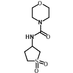 CAS#: 443651-78-3， N-(1,1-Dioxidotetrahydro-3-Thiophenyl)-4-Morpholinecarboxamide