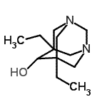 CAS#: 443923-02-2， 5,7-Diethyl-1,3-Diazatricyclo[3.3.1.1<Sup>3,7</Sup>]Decan-6-Ol