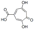 CAS#: 4440-39-5， 3,6-Dihydroxy-5-Oxo-1,3,6-Cycloheptatriene-1-Carboxylic Acid
