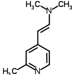 CAS#: 444649-52-9， (E)-N,N-Dimethyl-2-(2-Methyl-4-Pyridinyl)Ethenamine