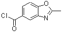 structure of CAS# 444777-18-8, 2-Methyl-1,3-Benzoxazole-5-Carbonyl Chloride;2-Methyl-1,3-benzoxazole-5-carbonyl chloride;2-methylbenzo[d]oxazole-5-carbonyl chloride;5-BENZOXAZOLECARBONYLCHLORIDE, 2-METHYL-
